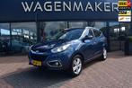 Hyundai Ix35 2.0i Style Clima|Cruise|CARPLAY|Cam|Trekhaak, Auto's, Hyundai, 4 cilinders, Blauw, Leder en Stof, 163 pk
