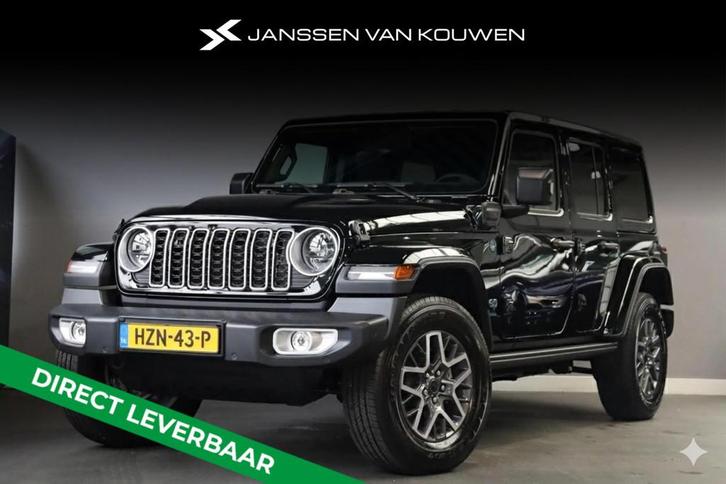 Jeep Wrangler Unlimited 4xe 380 Sahara / Voorraad Voordeel, Auto's, Jeep, Bedrijf, Te koop, Wrangler, 4x4, ABS, Achteruitrijcamera