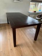 Eetkamer tafel met salontafel kersen hout, Ophalen, Vijf personen of meer, Rechthoekig, 50 tot 100 cm