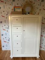Babykamer - klassiek wit - kast/commodeset/ledikant, Kinderen en Baby's, Kinderkamer | Commodes en Kasten, Ophalen, Gebruikt