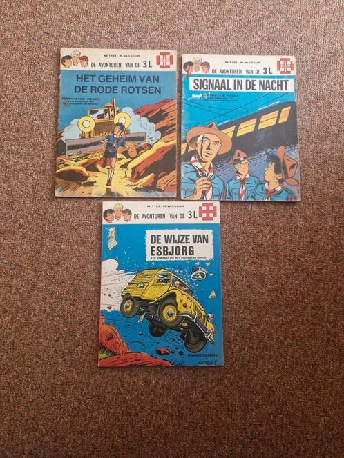 Avonturen van de 3L - 3 Stripboeken, Boeken, Stripboeken, Gelezen, Meerdere stripboeken, Ophalen of Verzenden