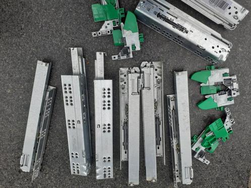 ladegeleiders soft close Dynapro 25 en 35 mm, Doe-het-zelf en Verbouw, IJzerwaren en Bevestigingsmiddelen, Gebruikt, Overige typen