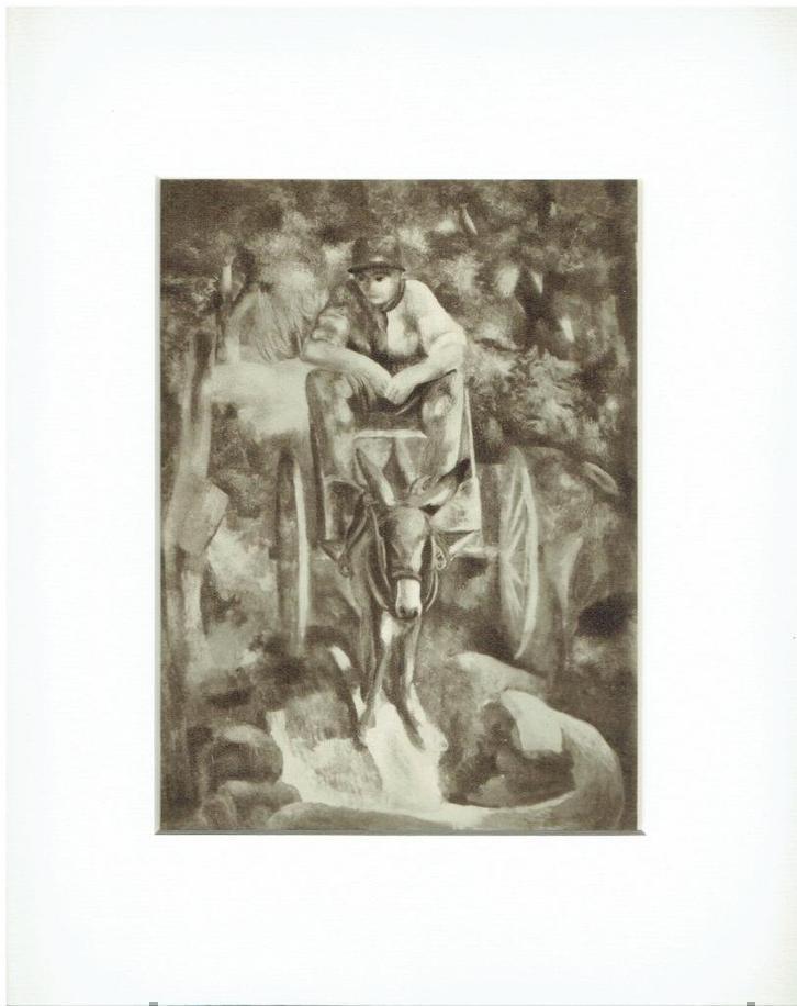 MOISE KISLING La Charette, Antiek en Kunst, Kunst | Litho's en Zeefdrukken, Ophalen of Verzenden