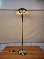 Vintage vloerlamp mushroom chroom en hout, Ophalen, ,, Zo goed als nieuw, ,