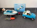 Playmobil 6864 - Pick-up met speedboot met onderwatermotor, Kinderen en Baby's, Speelgoed | Playmobil, Complete set, Ophalen of Verzenden