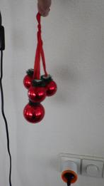mooie oude kersthanger (rood), Ophalen of Verzenden, Gebruikt