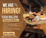 Sushi Roller gezocht!, Variabele uren, Overige niveaus, Starter, Overige vormen