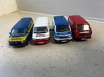 4x VW Transporter 1:87 ..zie omschrijving, Ophalen of Verzenden, Zo goed als nieuw, Bus of Vrachtwagen, Herpa