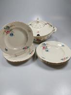 Soepterrine met 6 Soepborden, Gebruikt, Ophalen of Verzenden, Bord(en), Overige stijlen