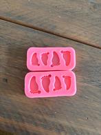 Silicone mallen baby voetjes 2x, Ophalen of Verzenden, Zo goed als nieuw, Taarten of Cupcakes, Versiering