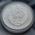 2022 The Simpsons Season´s Greetings - 1 oz silver BU, Ophalen of Verzenden, Zilver