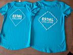 Gymshirt Esdal College dames ladies meisjes maat XS blauw, Ophalen of Verzenden, Gebruikt