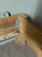 steigerhouten bed incl lattenbodem exclusief matras, Ophalen, Zo goed als nieuw, Eenpersoons, 90 cm