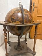 Antieke bar globe drank wereldbol globebar minibar barglobe, Ophalen, Zo goed als nieuw