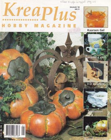 3 stuks Kreaplus Hobbymagazine's beschikbaar voor biedingen
