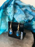 Labradoriet geluk beschermt aura straling uniek eyecatcher, Sieraden, Tassen en Uiterlijk, Oorbellen, Blauw, Nieuw, Ophalen of Verzenden