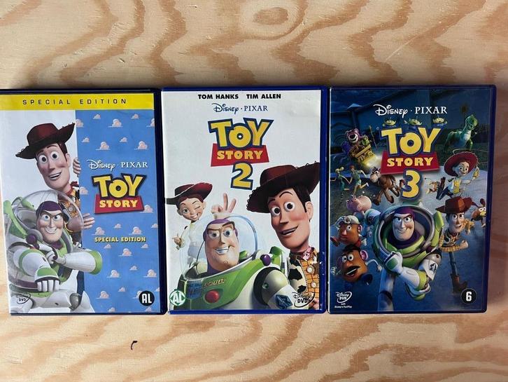 Toy Story 1+2+3 DVD, Cd's en Dvd's, Dvd's | Tekenfilms en Animatie, Zo goed als nieuw, Amerikaans, Alle leeftijden, Ophalen of Verzenden