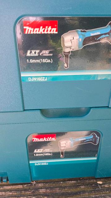 Makita DJN160ZJ Plaat Schaar - Nieuw in Koffer beschikbaar voor biedingen