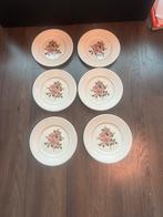 6 puntgave lunchborden Wedgwood BRIAR ROSE, Ophalen of Verzenden, Zo goed als nieuw, Bord(en), Wedgwood