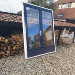 Hardhouten tuindeuren/ dubbele/ openslaande deuren/ pui, Doe-het-zelf en Verbouw, Deurkozijn, 225 cm of meer, Ophalen of Verzenden