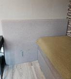 hoofdbord bed 160cm grijs, Huis en Inrichting, Ophalen, Tweepersoons, Zo goed als nieuw, 160 cm