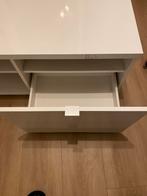 Wit IKEA tv meubel - 160cm, Huis en Inrichting, Kasten | Televisiemeubels, Ophalen, Kunststof, Gebruikt, 150 tot 200 cm
