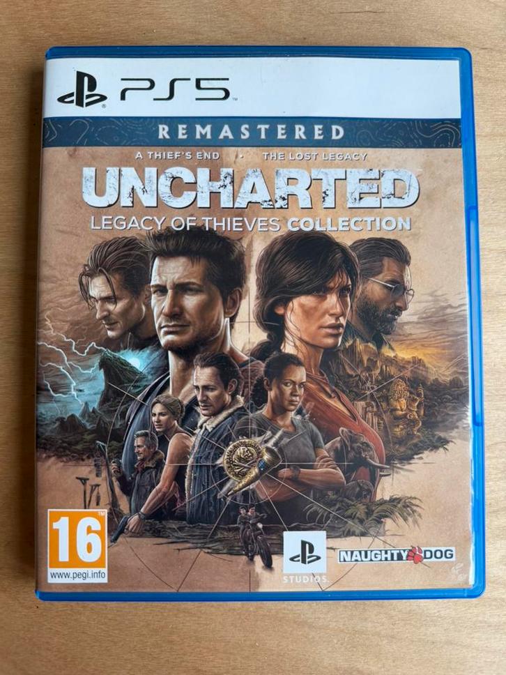 Uncharted: Legacy of Thieves Collection (PS5) - Onbeschadigd, Spelcomputers en Games, Games | Sony PlayStation 5, Zo goed als nieuw