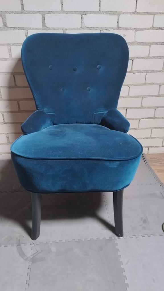 2 Ikea Fauteuils Petrol Blauw - Z.G.A.N., Huis en Inrichting, Fauteuils, Zo goed als nieuw, 50 tot 75 cm, 75 tot 100 cm, Ophalen