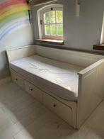 Bed bank hemnes IKEA, Ophalen, Gebruikt, Wit, Tweepersoons