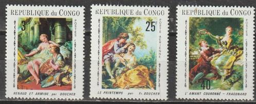 2083. Congo (br) 222/24* ongest pl rest Schilderijen LEES, Postzegels en Munten, Postzegels | Afrika, Overige landen, Verzenden