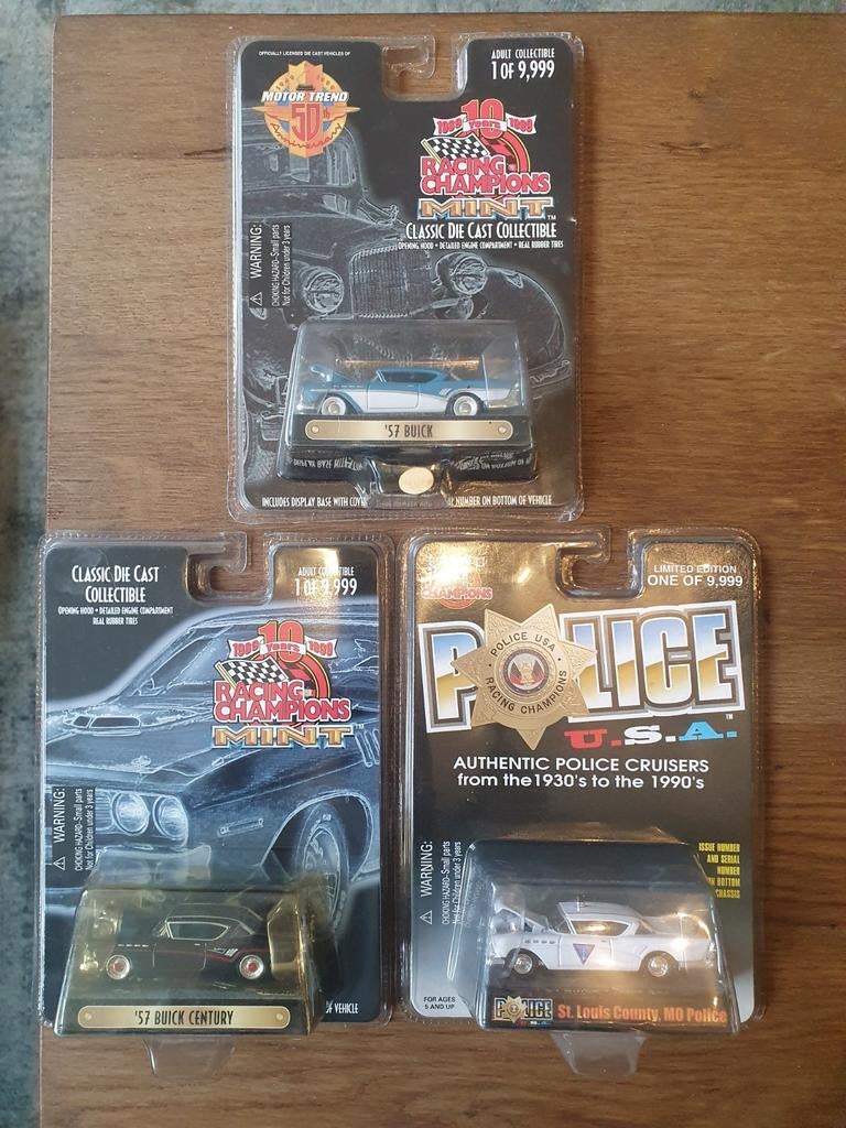 Racing Champions Mint Diecast buick 1957 Auto's, Overige merken, 1:50 of kleiner, Auto, Nieuw