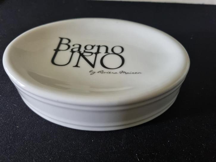 Riviera Maison Zeep houder “Bagno Uno”, Huis en Inrichting, Woonaccessoires | Krantenbakken en Lectuurbakken, Zo goed als nieuw