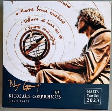 Malta 2023 Jaarset "Copernicus" (1 ct t/m speciale 2 euro). beschikbaar voor biedingen