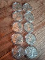 10 x 1 Oz zilveren eagles uit 2014, Ophalen of Verzenden, Zilver