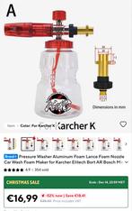 Foam Lance Nozzle voor Karcher, Ophalen of Verzenden