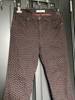 Brax broek met een subtiel geometrisch patroon maat 38, Maat 38/40 (M), Zwart, Zo goed als nieuw, Lang