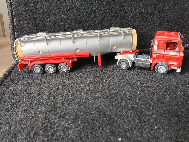Tekno Scania bulk trailer, Hobby en Vrije tijd, Modelauto's | 1:50, Gebruikt, Bus of Vrachtwagen, Tekno, Ophalen of Verzenden