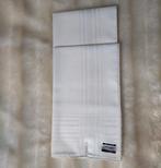 Twee witte luxe zakdoeken van Zwitsers katoen van Lehner, Verzenden, Nieuw, Gehele gezicht, Overige typen