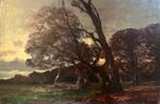 Olieverfschilderij van Victor de Buck (1855-1914), Antiek en Kunst, Kunst | Schilderijen | Klassiek, Ophalen of Verzenden