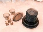 Arcoroc Luminarc Rookglas Servies Borden Glas 42 Delig Delen, Ophalen of Verzenden, Bord(en), Overige stijlen, Glas