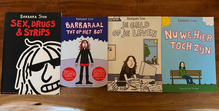 Vier keer Barbara Stok stripboeken, Boeken, Stripboeken, Zo goed als nieuw, Meerdere stripboeken, Ophalen of Verzenden