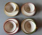 Vier kop en schotel van Bavaria Edelporzelann, Antiek en Kunst, Antiek | Servies compleet, Ophalen of Verzenden
