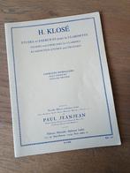 Etudes et Exercices pour la Clarinette, Boeken, Ophalen of Verzenden, Zo goed als nieuw, Artiest