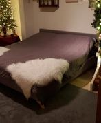 Bed 180 x 200 met hoofdbord, Ophalen, Tweepersoons, 180 cm, Stof