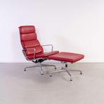1x Vitra Eames Set EA 222 + 223 Soft Pad Rood – Chroom, Niet ingevuld, Gebruikt, Niet ingevuld, 75 tot 100 cm