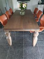 Eettafel met extra kleppen, Huis en Inrichting, Tafels | Eettafels, Ophalen, Eikenhout, 200 cm of meer, 50 tot 100 cm