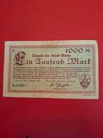 Gotha Duitsland Biljet 8 Februari 1923, Ophalen of Verzenden