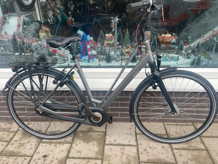 Batavus Bryte Damesfiets - 53cm Frame - Grijs, Fietsen en Brommers, Fietsen | Dames | Damesfietsen, Gebruikt, Batavus, Versnellingen