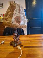 Vintage Lamp met Cherubijnen, Ophalen of Verzenden