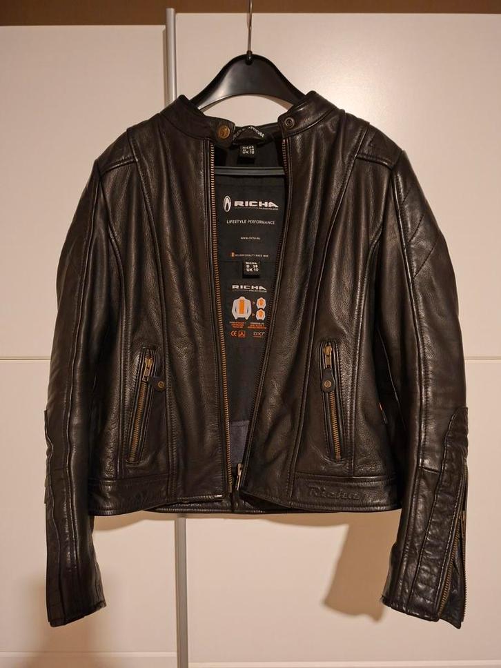 Richa Motorjas Dames, Motoren, Kleding | Motorhelmen, Dames, Heren, Systeemhelm, Overige merken, Tweedehands, Ophalen of Verzenden